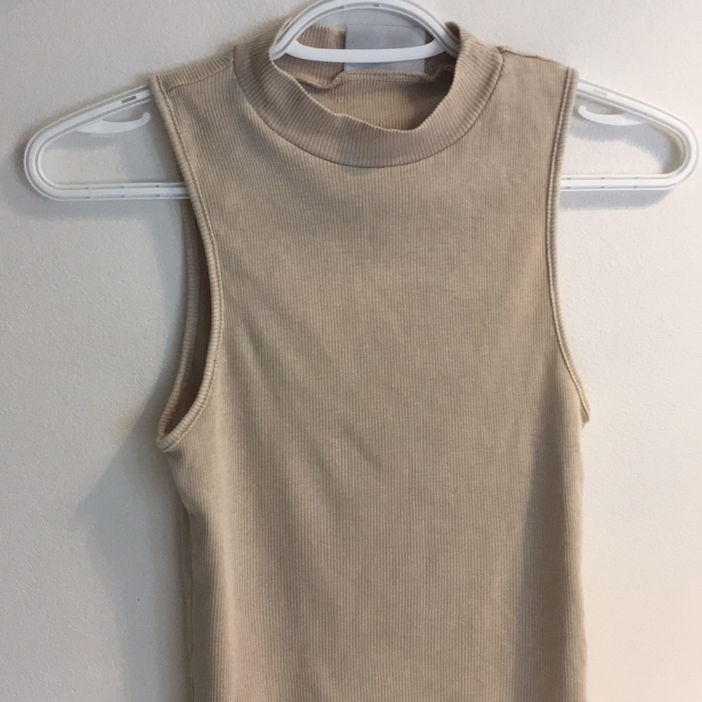 Cream tight shirt from nollie